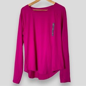 Cat & Jack Size M 7/8 Girls' Solid Puffer Jacket Pink Iridescent Hood